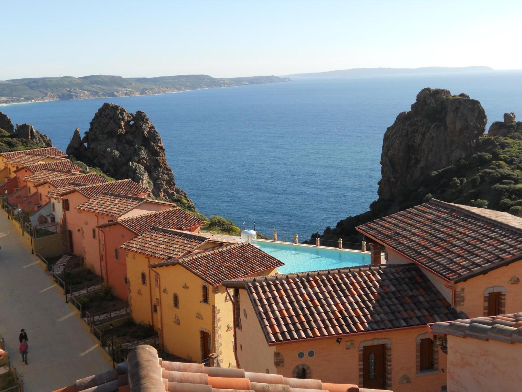 Villa Tramonti Sul Mare Nebida Buitenkant foto